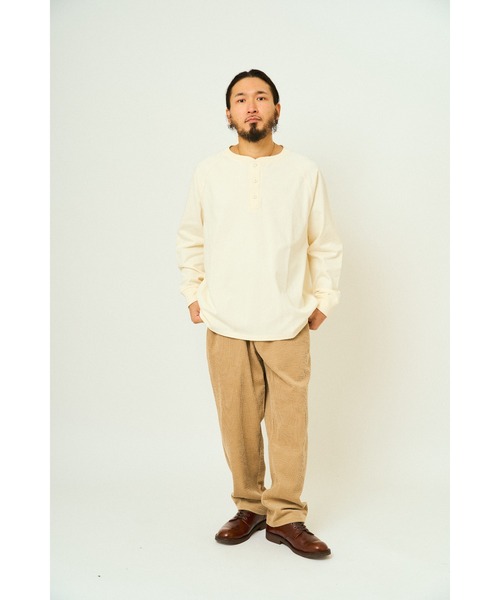 「BIG MIKE」 長袖Tシャツ X-LARGE チャコール メンズ_画像2