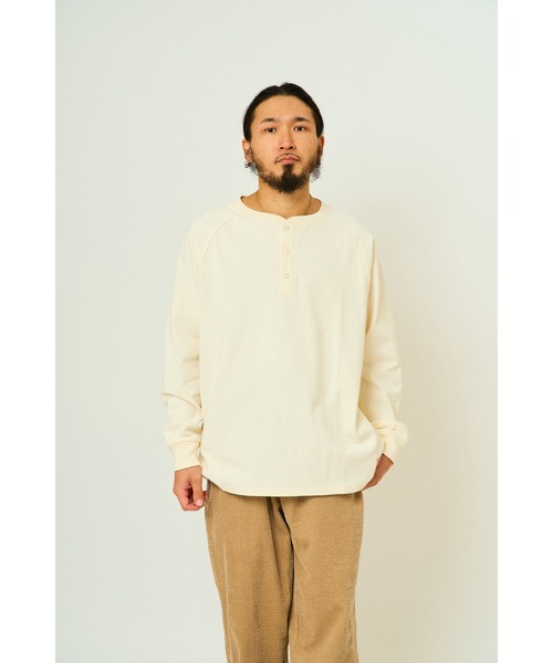「BIG MIKE」 長袖Tシャツ X-LARGE チャコール メンズ_画像3