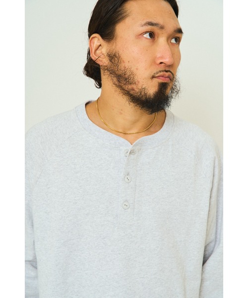 「BIG MIKE」 長袖Tシャツ X-LARGE チャコール メンズ_画像7