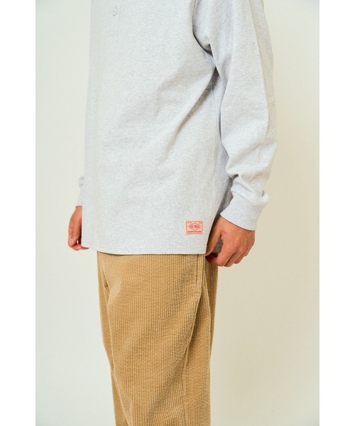 「BIG MIKE」 長袖Tシャツ X-LARGE チャコール メンズ_画像8