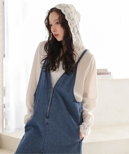 レースニットフーディートップス レディース : ZOZOTOWN Yahoo!店
