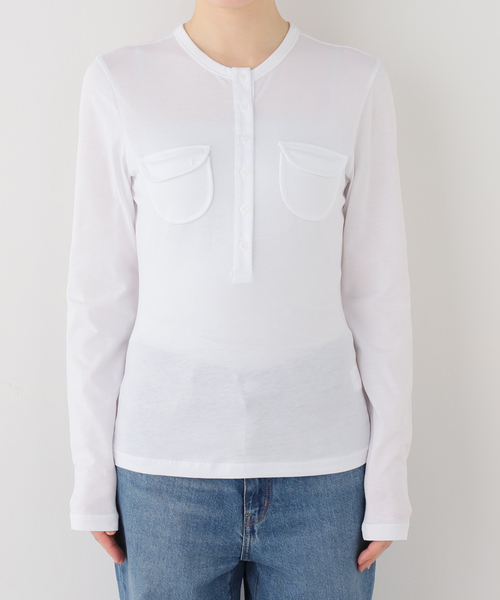 Paloma Wool（パロマウール） ヘンリーネック tシャツ NESTOR