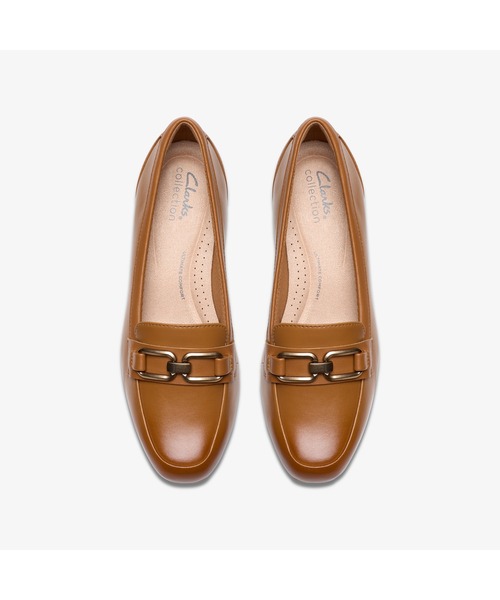 Clarks（クラークス） スリッポン UK4 ブラウン レディース : ZOZOTOWN