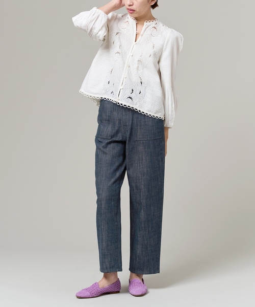 「IENA LA BOUCLE」 パンツ 36 ピンク レディース_画像4
