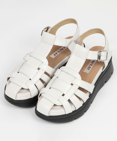BARCLAY（バークレー） 厚底 サンダル 厚底グルカデザインサンダル