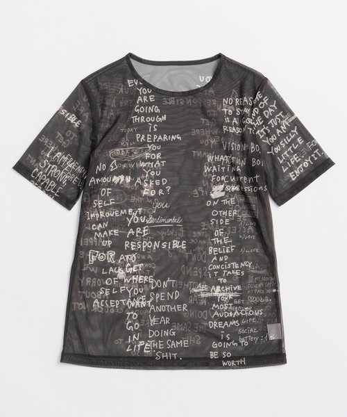 tシャツ 「2026Summer PRE-ORDER」Hand Logo Mesh T-Shirt/ハンドロゴメッシュTシャツ レディースの画像