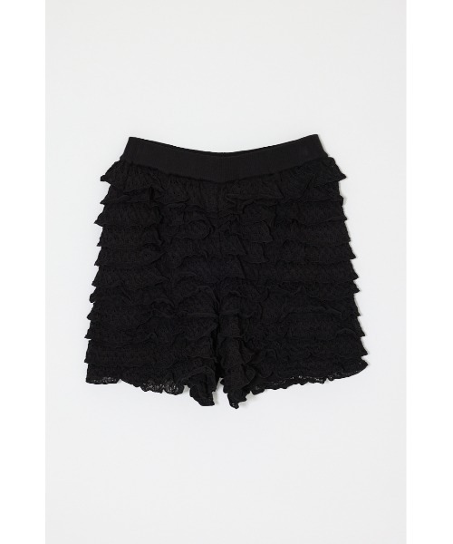 MOUSSY（マウジー） パンツ FRILL KNITTED ショーツ レディース