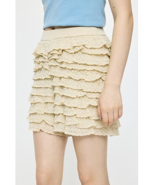 パンツ FRILL KNITTED ショーツ レディース | MOUSSY | 09