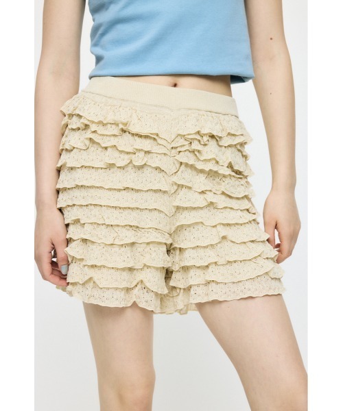 パンツ FRILL KNITTED ショーツ レディース | MOUSSY | 10