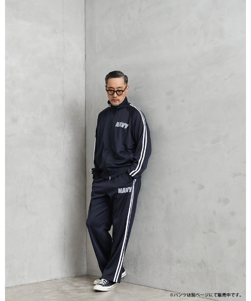 「WAIPER.inc」 ジャージブルゾン M ネイビー メンズ_画像9