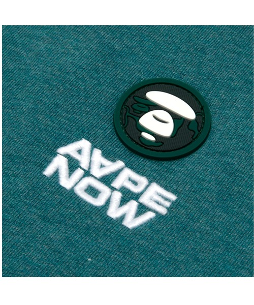 「AAPE BY A BATHING APE」 スウェットカットソー MEDIUM グリーン メンズ_画像4