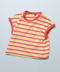 tシャツ 先染めボーダーリンガーTシャツ キッ...の詳細画像1