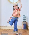 tシャツ 先染めボーダーリンガーTシャツ キッ...の詳細画像3