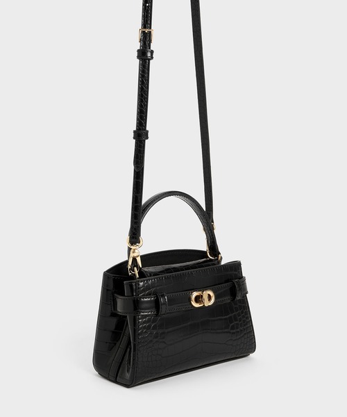 「CHARLES & KEITH」 2WAYバッグ S ミント レディース_画像6