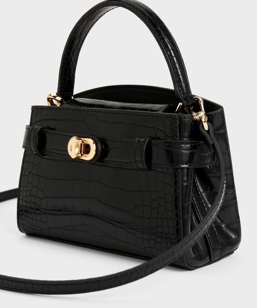 「CHARLES & KEITH」 2WAYバッグ S ミント レディース_画像8