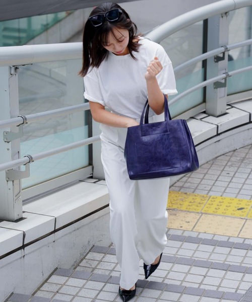 BLUE×PALANG（ブルーパラン） トートバッグ NUANCE SQUARE TOTE BAG 