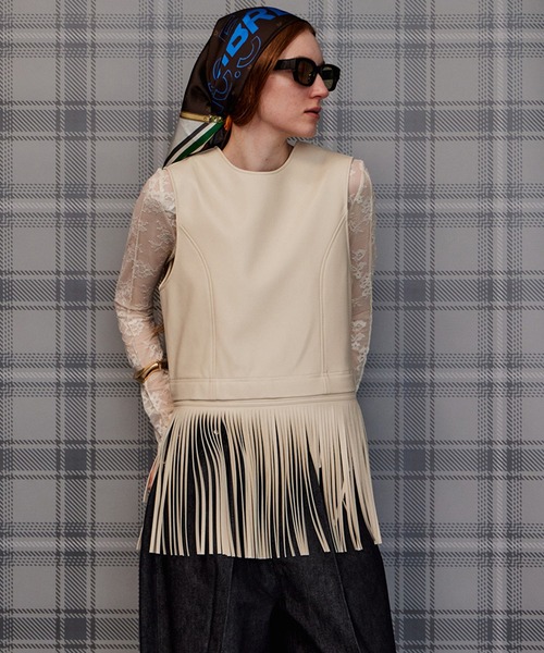 MAISON SPECIAL（メゾンスペシャル） コート アウター Multi-Fringe