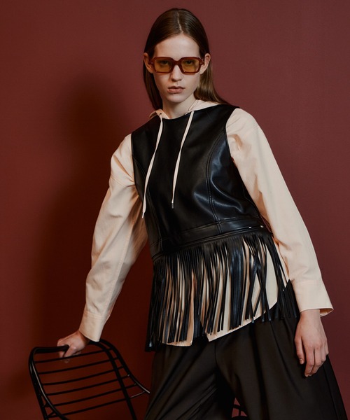 MAISON SPECIAL（メゾンスペシャル） コート アウター Multi-Fringe