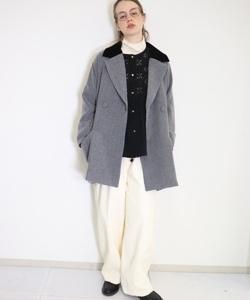 「haupia」 長袖ブラウス 38 ベージュ レディース_画像9