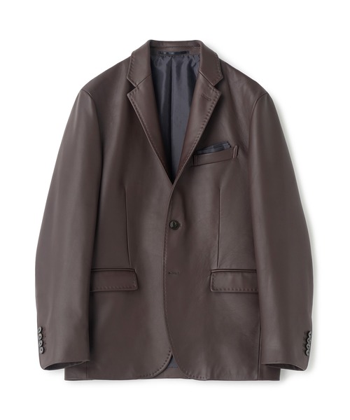【超美品】MEN'S BIGI レザージャケット　ブラウン　羊皮 MEN'S BIGI（メンズビギ） ジャケット テーラードジャケット シープ