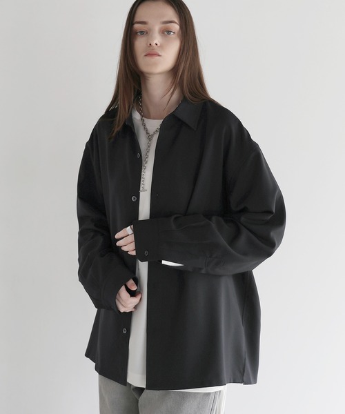「SOCCE」 長袖シャツ M サックスブルー メンズ_画像2