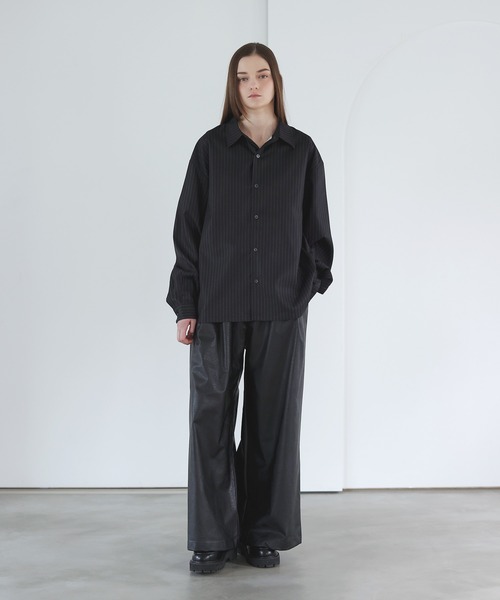 「SOCCE」 長袖シャツ M サックスブルー メンズ_画像9