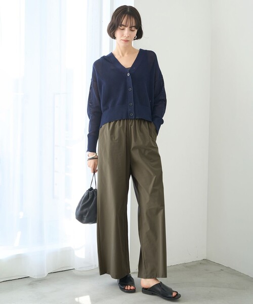 「UNFILO」 イージーパンツ MEDIUM ベージュ レディース_画像5