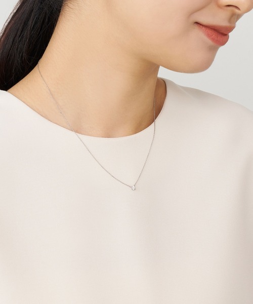 ヴァンドーム青山 キャトル ダイヤモンド ネックレス プラチナ 一粒 VENDOME AOYAMA（ヴァンドーム青山） ネックレス プラチナ