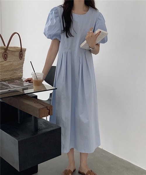 ワンピース パフスリーブ タックワンピース Zozotown Paypayモール店 通販 Paypayモール