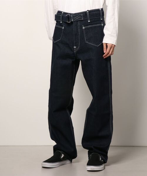 カップルコ パンツ デニム ジーンズ Levi's/リーバイス RED BELTED UTILITY/ストレートフィット/デニムパンツ ZOZOTOWN PayPayモール店 - 通販 - PayPayモール カラーのト