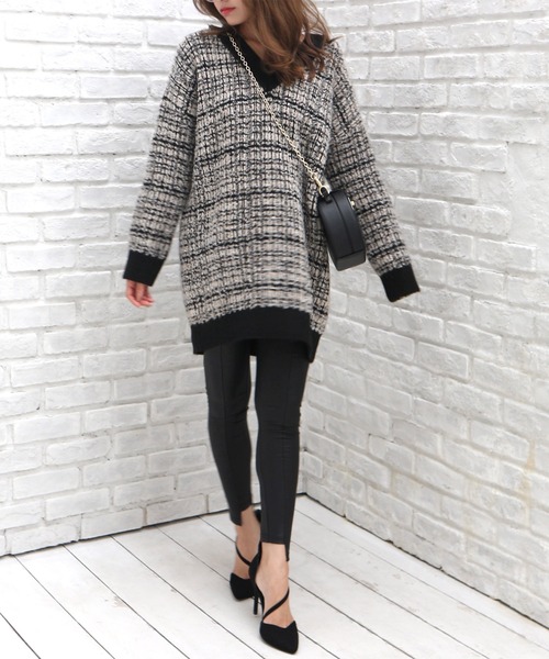 22夏季 ニット 通販 Paypayモール ツィードニットチュニック Zozotown Paypayモール店 得価大人気 Vanderschooten Com