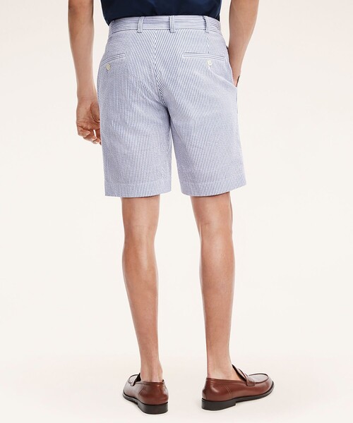 BROOKS BROTHERS パンツ ストレッチコットン シアサッカー
