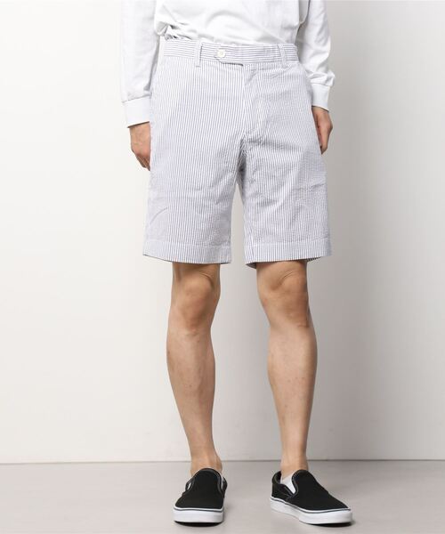Brooks Brothers シアサッカー生地 ストライプ スイムパンツ M