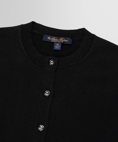 <美品>Brooks Brothers スーピマコットン カーディガン BROOKS BROTHERS カーディガン スーピマコットン クルーネック
