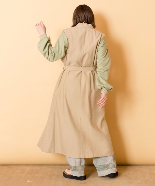 OSMOSIS ベスト ジレ フレアーロングジレ レディース : ZOZOTOWN