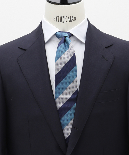 エディフィス（EDIFICE）/AX バスケットマルチストライプ タイ EDIFICE（エディフィス） ネクタイ AX バスケットマルチストライプ