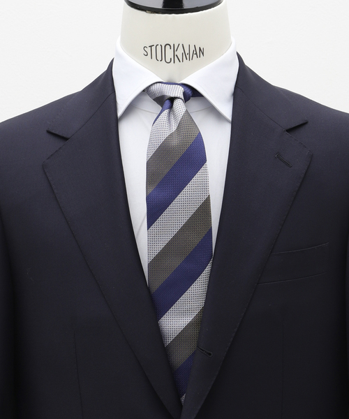 エディフィス（EDIFICE）/AX バスケットマルチストライプ タイ EDIFICE（エディフィス） ネクタイ AX バスケットマルチストライプ