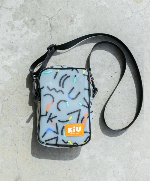 KiU ショルダーバッグ バッグ PVC クリアスクエアミニバッグ