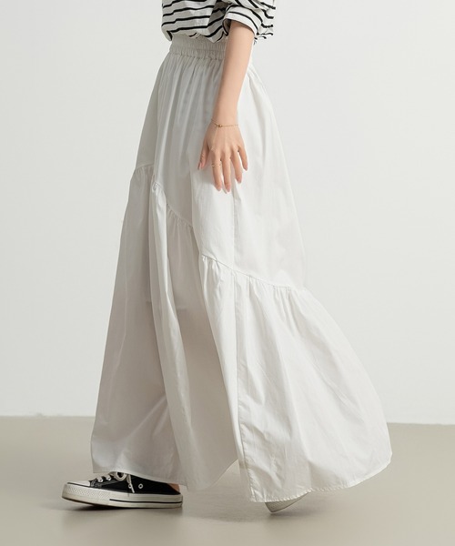 DAY CLOSET スカート レディース 前後2wayで着こなせる。ロング