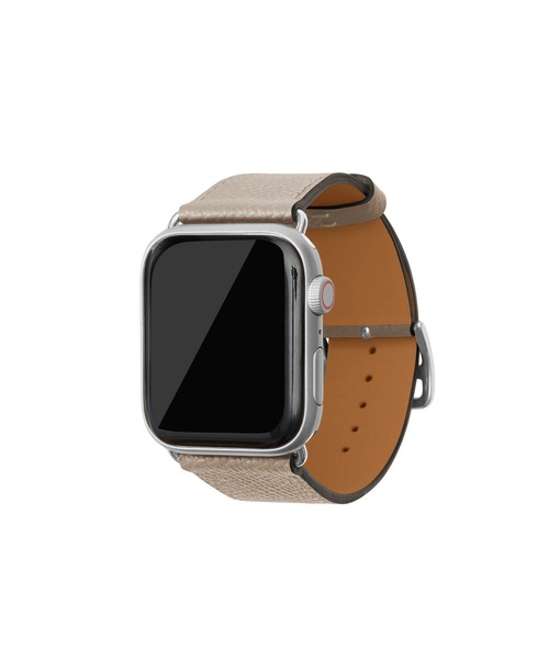 腕時計 ノービレ Apple Watch レザーバンド「44mm/45mm/46mm/49mm， M/Lサイズ」 (アダプター：シルバー) レディースの画像