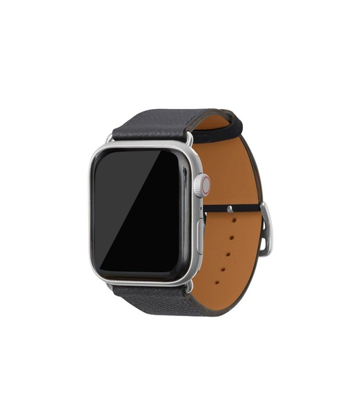 腕時計 ノービレ Apple Watch レザーバンド「44mm/45mm/46mm/49mm， M/Lサイズ」 (アダプター：シルバー) レディースの画像