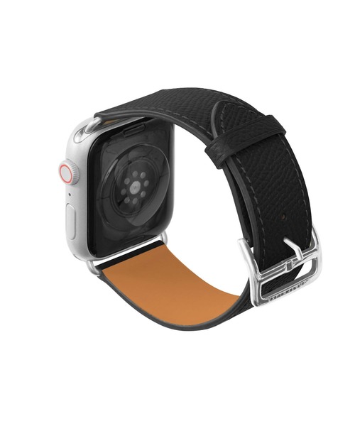 腕時計 ノービレ Apple Watch レザーバンド「44mm/45mm/46mm/49mm， M/Lサイズ」 (アダプター：シルバー) レディースの画像