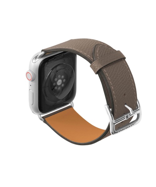 腕時計 ノービレ Apple Watch レザーバンド「44mm/45mm/46mm/49mm， M/Lサイズ」 (アダプター：シルバー) レディースの画像