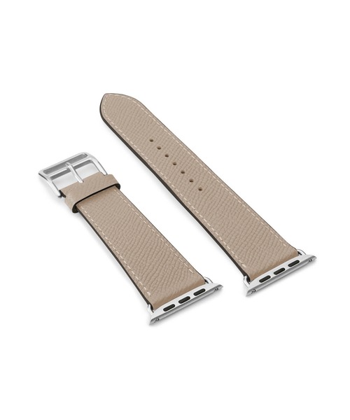 腕時計 ノービレ Apple Watch レザーバンド「44mm/45mm/46mm/49mm， M/Lサイズ」 (アダプター：シルバー) レディースの画像