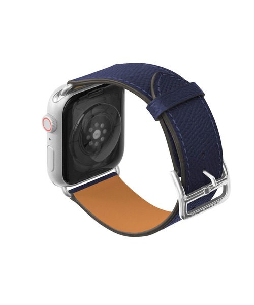 腕時計 ノービレ Apple Watch レザーバンド「44mm/45mm/46mm/49mm， M/Lサイズ」 (アダプター：シルバー) レディースの画像