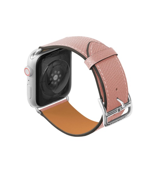 腕時計 ノービレ Apple Watch レザーバンド「44mm/45mm/46mm/49mm， M/Lサイズ」 (アダプター：シルバー) レディースの画像