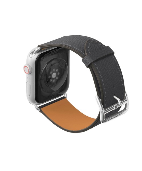 腕時計 ノービレ Apple Watch レザーバンド「44mm/45mm/46mm/49mm， M/Lサイズ」 (アダプター：シルバー) レディースの画像