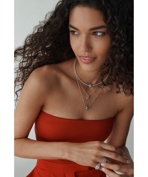 ♡Pandora スパークリング シルバー ハートクリップ 2コ♪ ♡Pandora スパークリング シルバー ハートクリップ 2コ