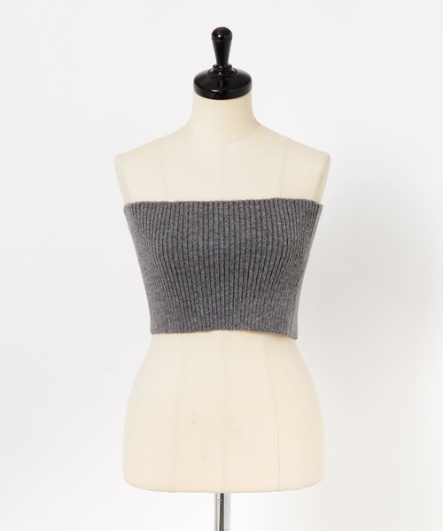 ザ グッドランド マーケット　KNIT BUSTIER レディース THE GOODLAND MARKET ザ グッドランド マーケット KNIT BUSTIER