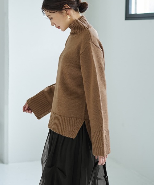 STYLE DELI（スタイルデリ） ニット セーター ワイドスリーブスタンド